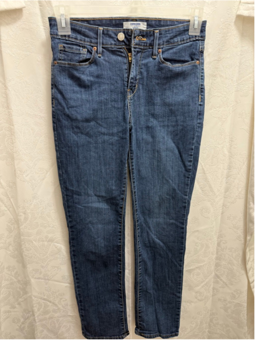 Women's Denizen from Levi's Mid-Rise Slim Jeans Size 28 Blue